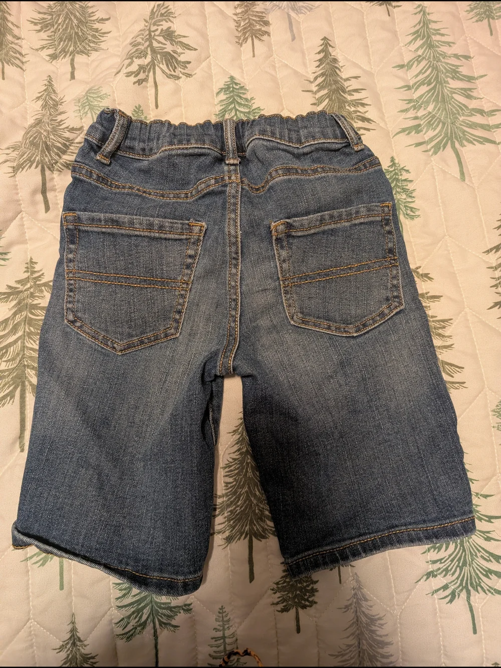Denim Bermuda Shorts